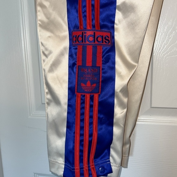 Adidas Original Satin Adibreak Hip hop Street Wear Retro Old School Track Pants - Picture 7 of 10
